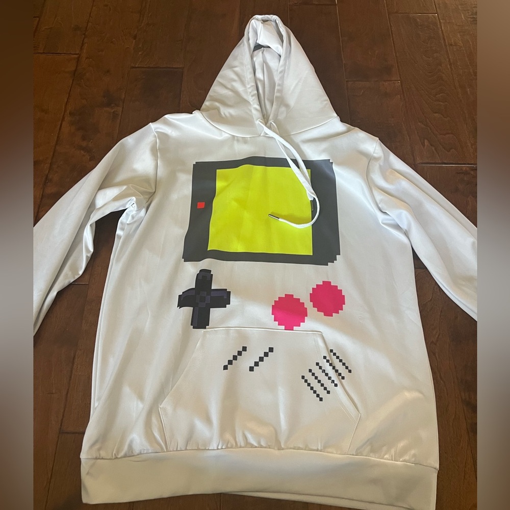 Retro Gaming Hoodie with Graphic Design